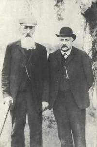 Фото 01. Н.А.Римский-Корсаков и В.В.Ястребцев в Любенске, 1907 год